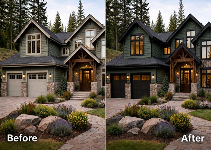 siding before and after texas